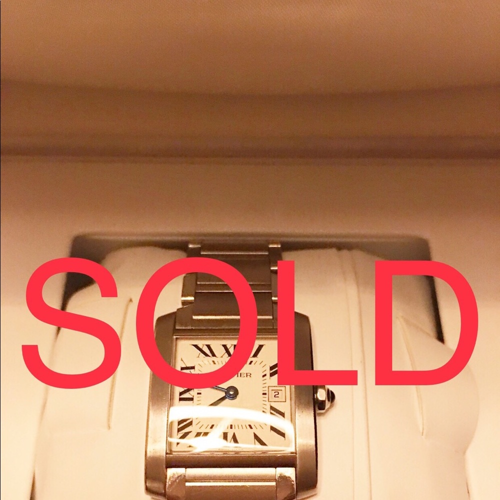 Cartier Steel Tank Francaise Watch Medium Model